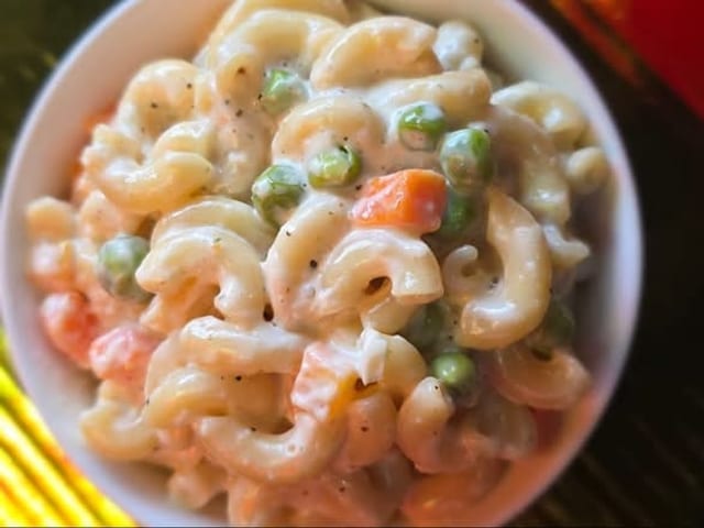Full Tray Macaroni Salad.